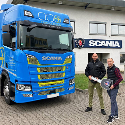 Fuhrpark Schlüsselübergabe